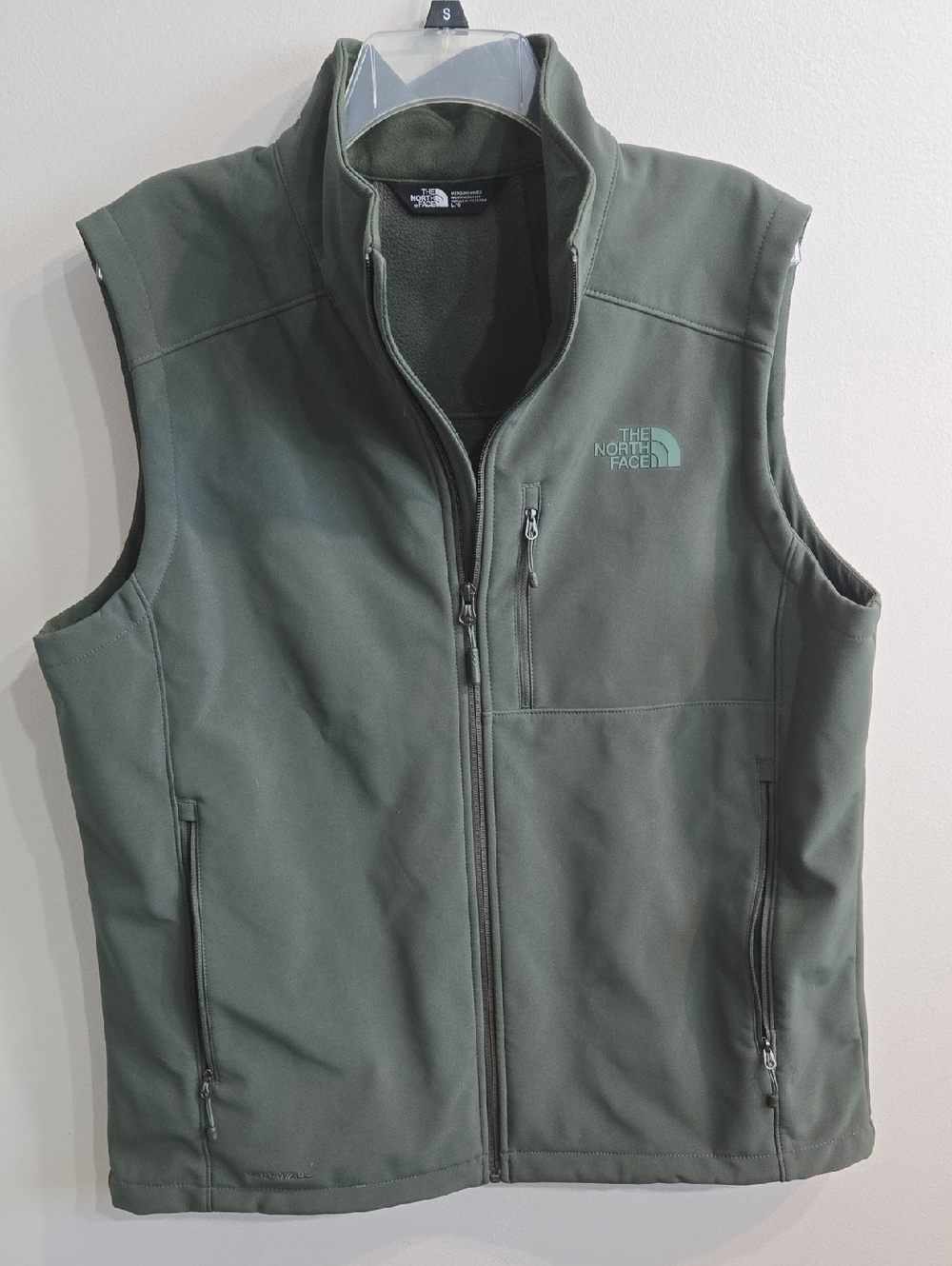 Men’s North Face Green Golf Warm Weather Vest Sz Large